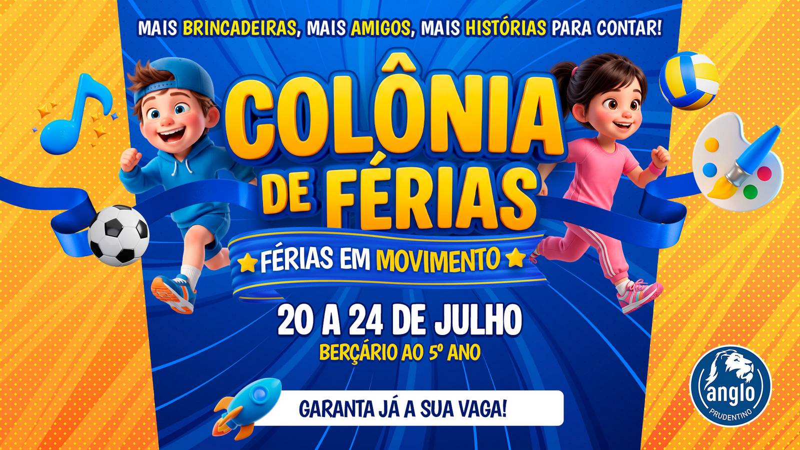 Colônia de Férias - Férias em Movimento
