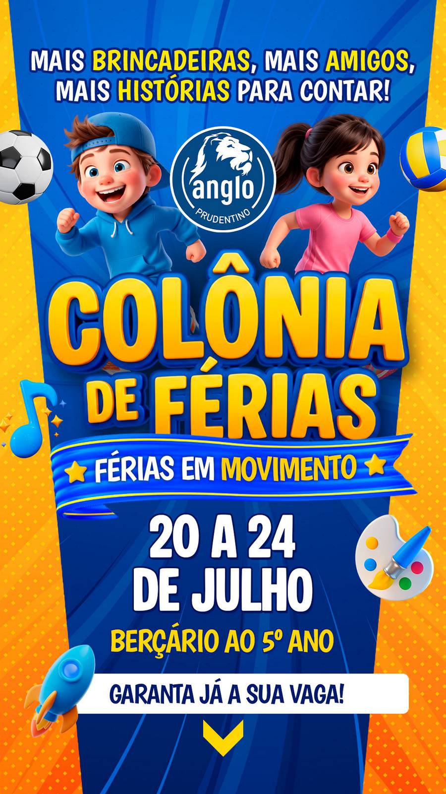 Colônia de Férias - Férias em Movimento