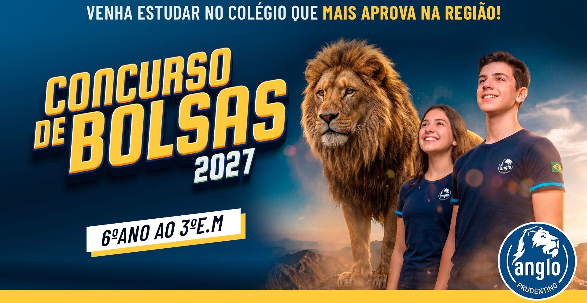 Concurso de Bolsas 2027 — Colégio Anglo Prudentino